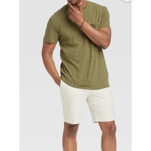 Goodfellow & Co Other - Short Sleeve Crewneck T-Shirt W Pocket Goodfellow & Co Men’s Size S Olive Green
